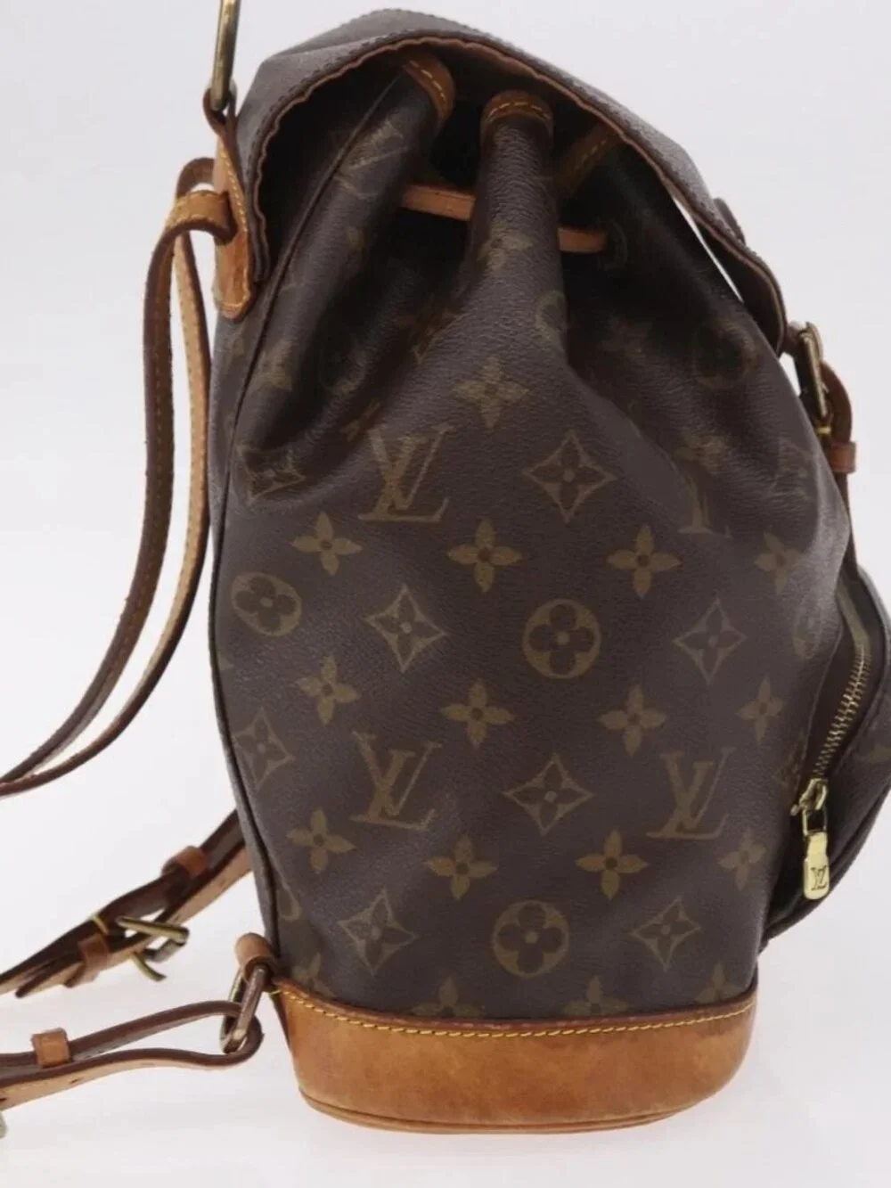 LOUIS VUITTON Monogram Montsouris MM Backpack M51136 LV Auth 186390